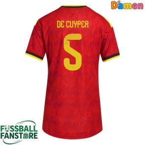 Belgien Maxim De Cuyper #5 Replik Heimtrikot Damen WM 2026 Kurzarm